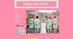 Desktop Screenshot of grapevinesalon.com